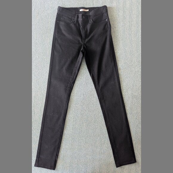 NWOT! Levi's "Slimming Skinny" Black Jeans (29 / US8) - Picture 1 of 5